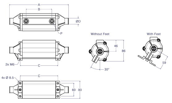 Gearbox Oil Cooler Line Drawing